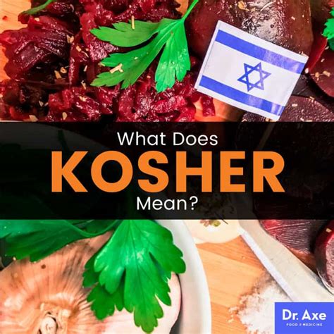 kosher food meaning